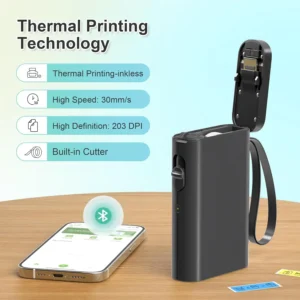 TechView Portable Bluetoolth Label Printer 3